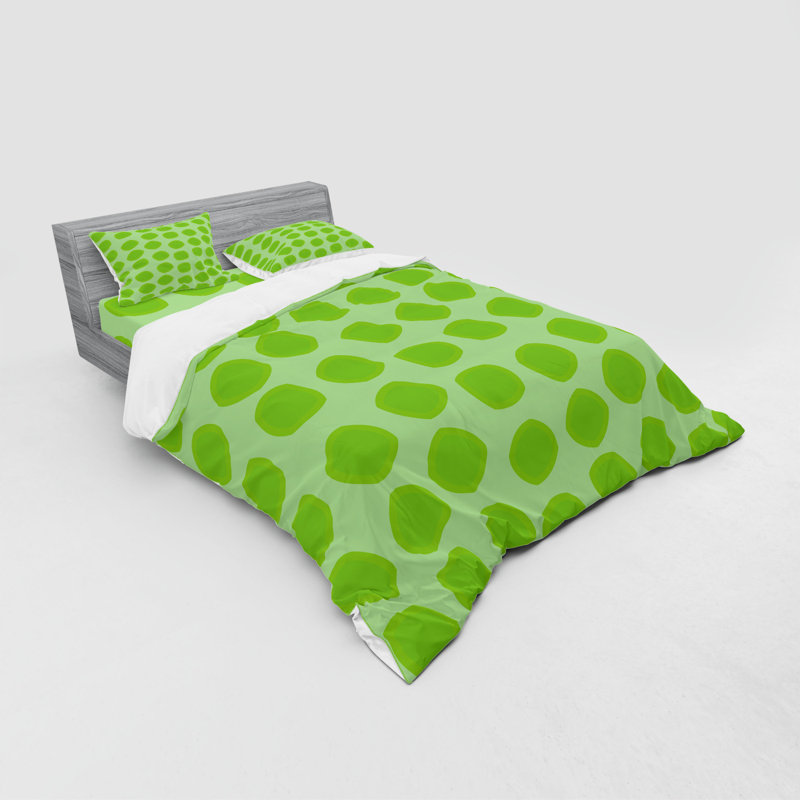 East Urban Home Lime Green Duvet Cover Set Wayfair